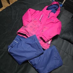 XMTN Girls Pink Snowsuit - 7